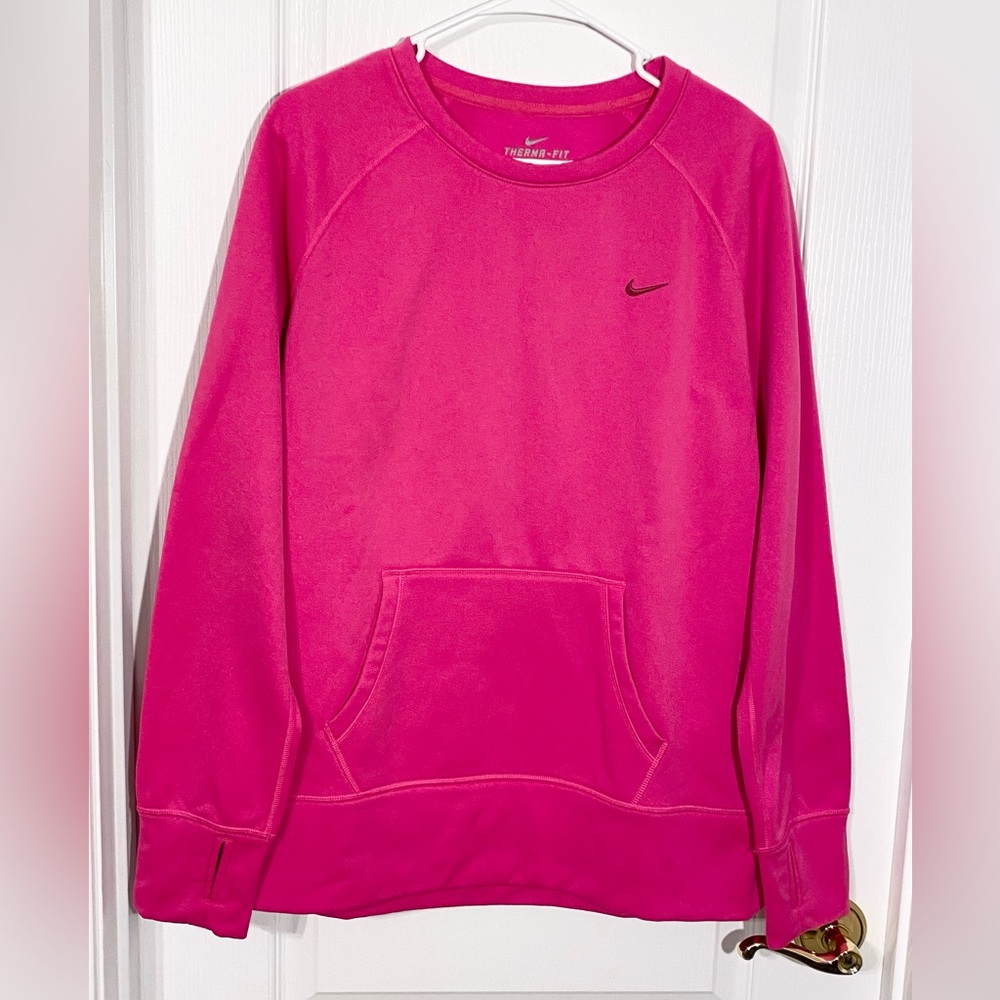 Nike Therma-Fit Hot Pink Pullover Sweatshirt XL